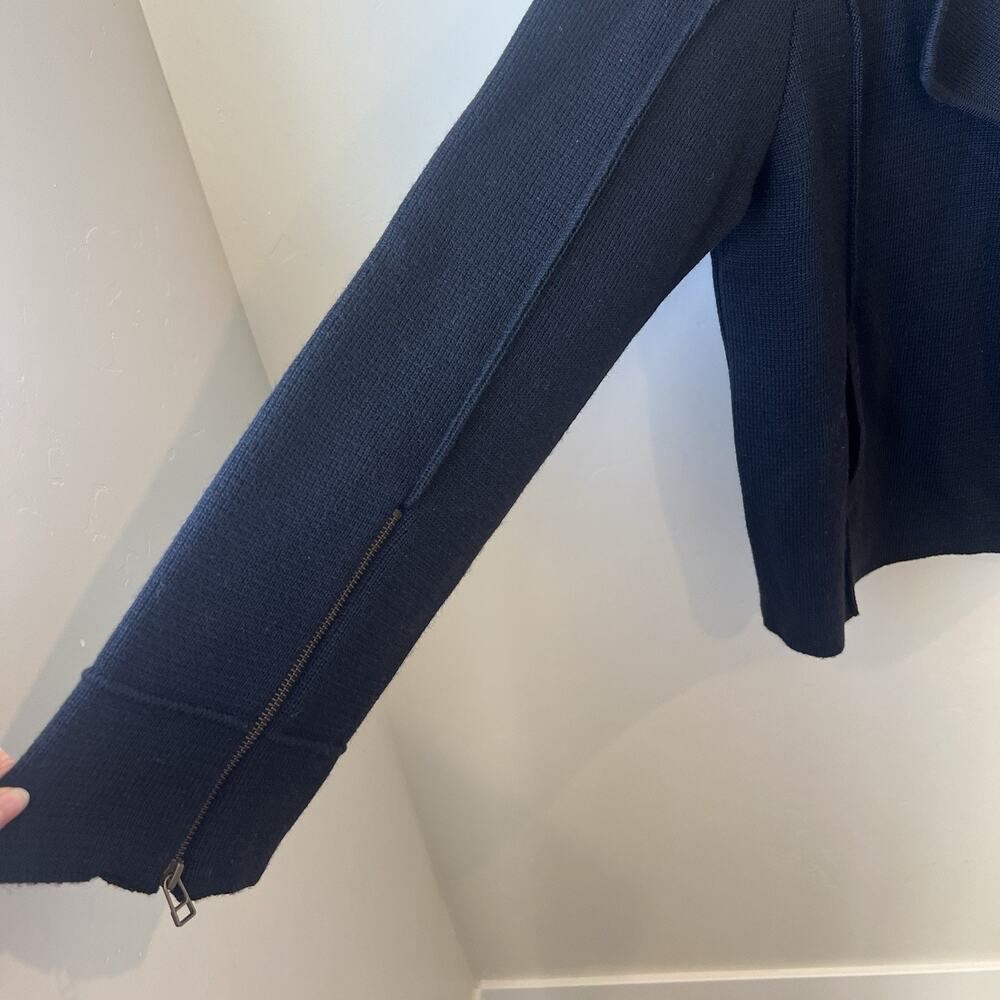 Hunkydory Stockholm Merino Wool Size L, Jacket Knit, Black, Heavy, Quiet Luxury - Picture 7 of 8